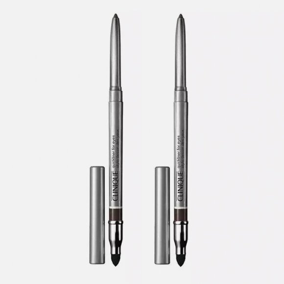 Clinique Other - Lot 2x Clinique Quickliner For Eyes Eyeliner Smudger 07 Really Black Full Size